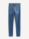 Celio Modré pánske slim fit džínsy Celio Dow Powerflex