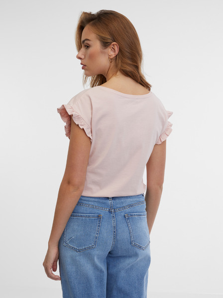 Orsay Svetloružové dámske tričko ORSAY