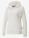 Puma Krémová mikina Puma ESS+ s výšivkou TR