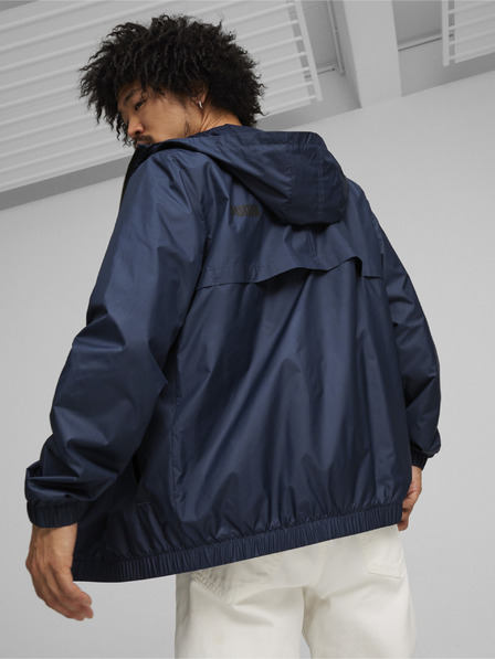 Puma Tmavomodrá pánska vetrovka Puma ESS Solid Lightweight Jacket