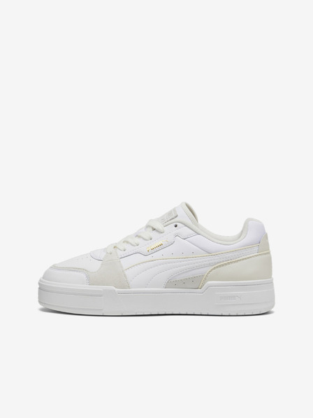 Puma Biele pánske kožené tenisky Puma CA Pro Lux III