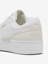 Puma Biele pánske kožené tenisky Puma CA Pro Lux III