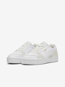 Puma Biele pánske kožené tenisky Puma CA Pro Lux III