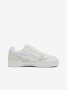 Puma Biele pánske kožené tenisky Puma CA Pro Lux III