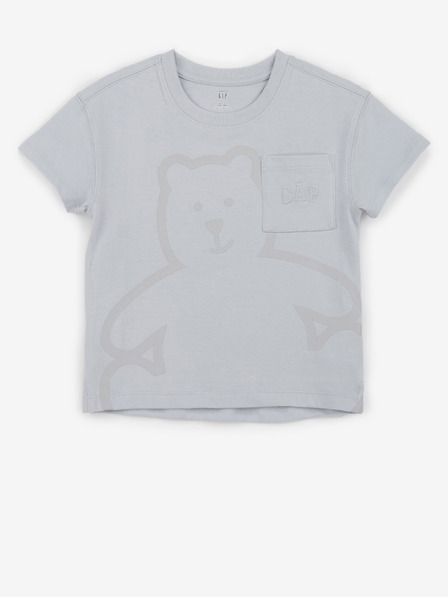 GAP Baby tričko Brannan Bear s kapsičkou GAP