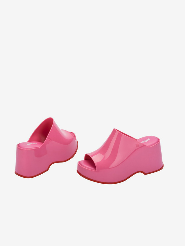 Melissa Ružové dámske papuče na platforme Melissa Patty AD
