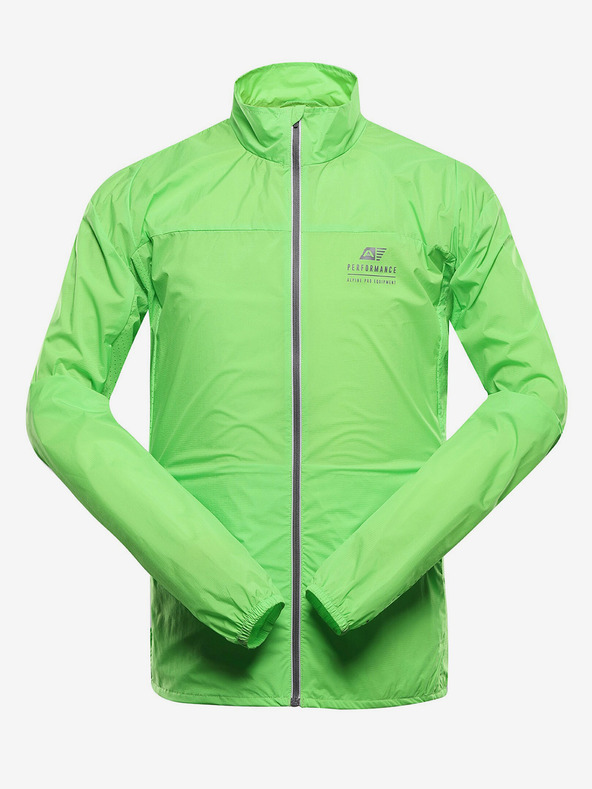 ALPINE PRO Svetlozelená pánska bunda s impregnáciou ALPINE PRO Spin