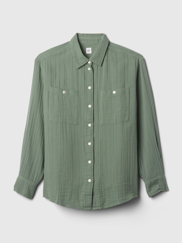 GAP Mušelínová košeľa oversize GAP