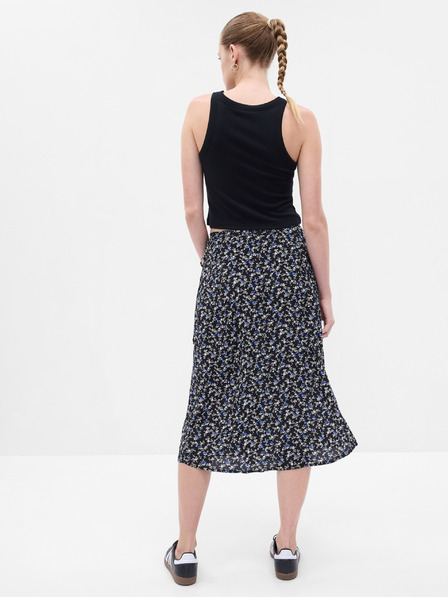 GAP Midi sukňa s kvetinovým vzorom GAP