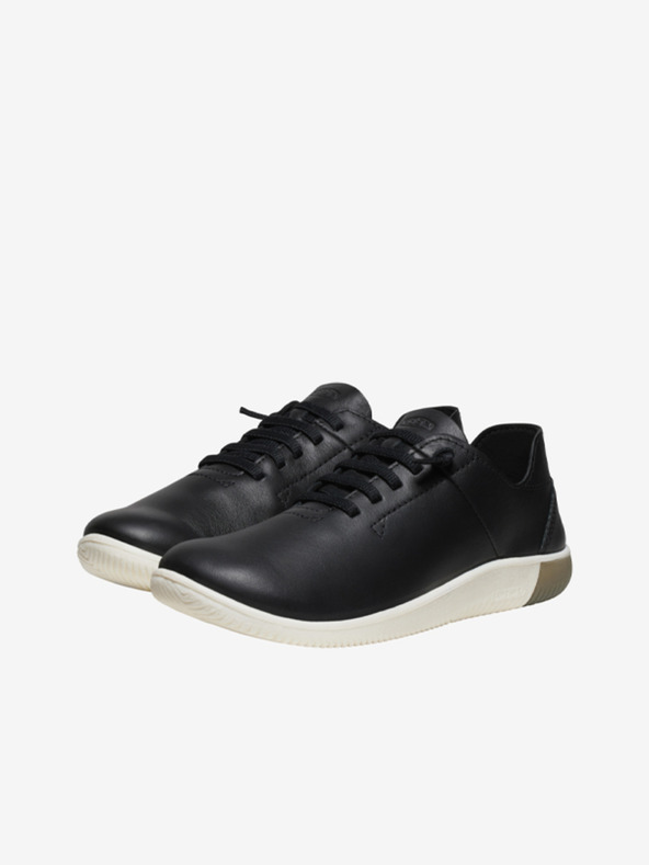Keen Čierne dámske kožené tenisky Keen KNX Unlined