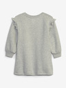 GAP Baby mikinové šaty s logom GAP