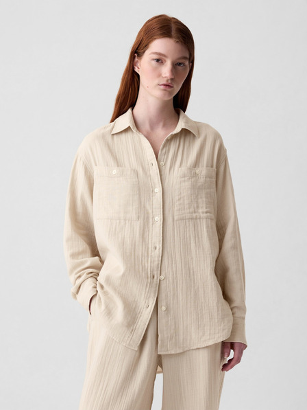 GAP Mušelínová košeľa oversize GAP