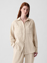 GAP Mušelínová oversize košeľa GAP