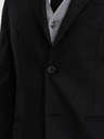 Ombre Clothing Čierna pánska bunda Ombre Oblečenie