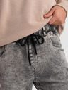 Ombre Clothing Šedé pánske džínsy Ombre oblečenie