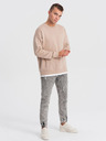 Ombre Clothing Šedé pánske džínsy Ombre oblečenie