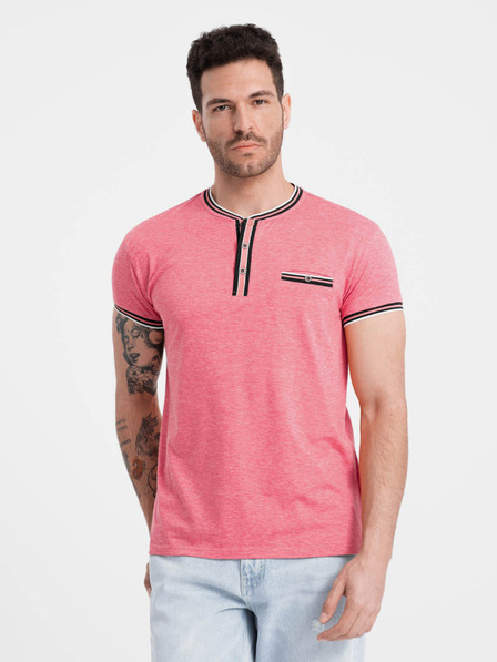 Ombre Clothing Staroružová pánska košeľa na gombíky Ombre Oblečenie