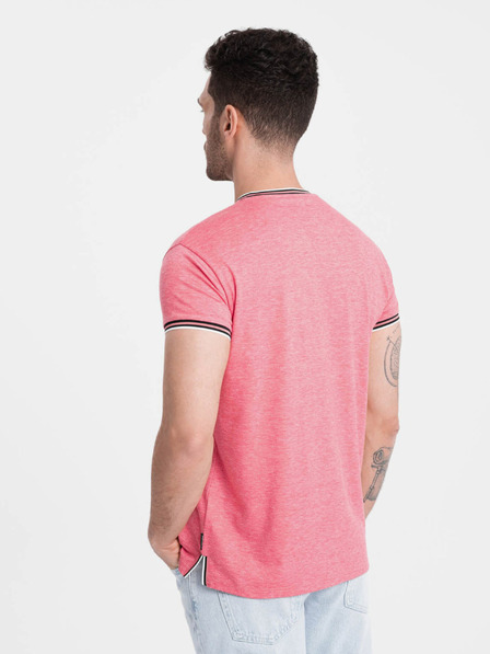 Ombre Clothing Staroružová pánska košeľa na gombíky Ombre Oblečenie