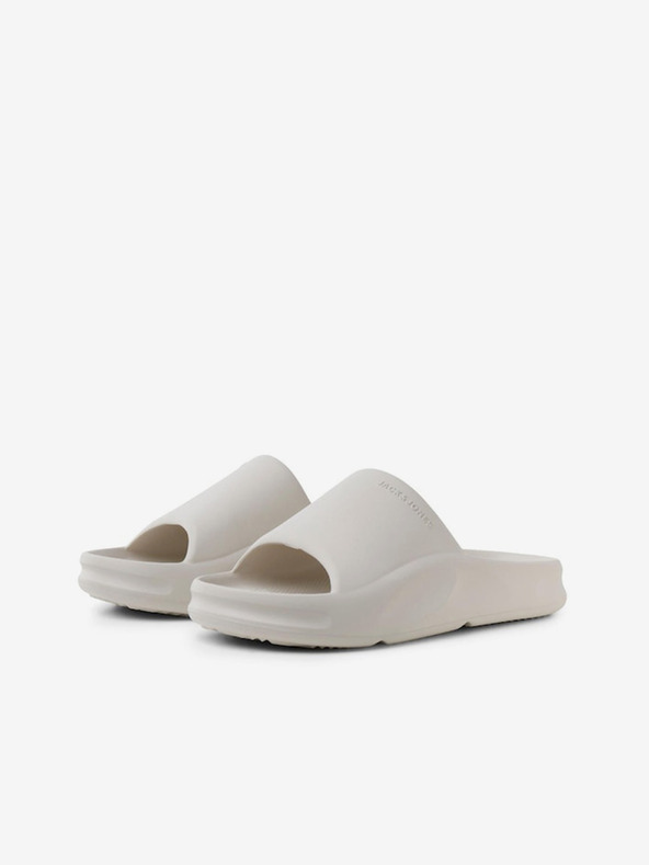 Jack & Jones Pánske béžové papuče Jack & Jones Status