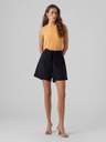 Vero Moda Čierne dámske šortky Vero Moda Carmen