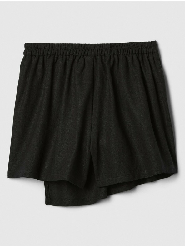 GAP Detská kraťasová sukňa zo zmesi ľanu GAP