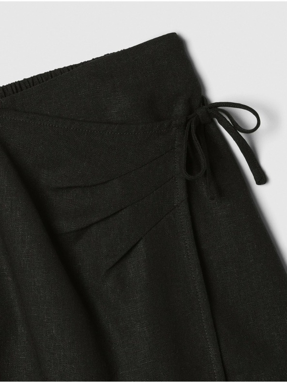 GAP Detská kraťasová sukňa zo zmesi ľanu GAP