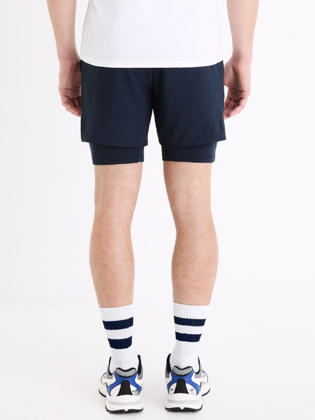 Celio Tmavomodré športové šortky Celio Marvel Captain America