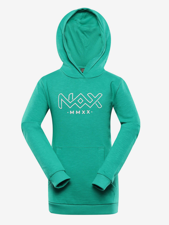 NAX Zelená detská mikina NAX Colefo