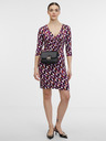 Orsay Fialové dámske vzorované šaty ORSAY