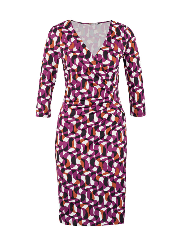 Orsay Fialové dámske vzorované šaty ORSAY