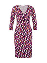 Orsay Fialové dámske vzorované šaty ORSAY