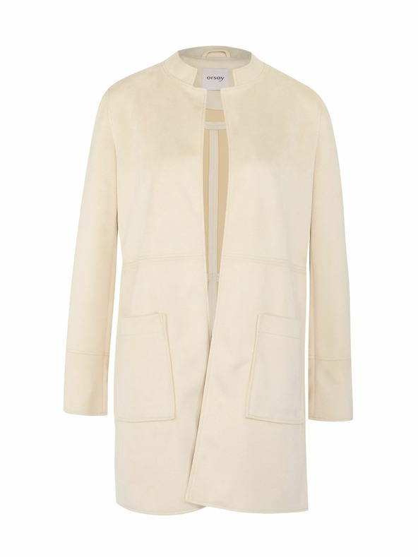 Orsay Béžová dámska koženková bunda ORSAY