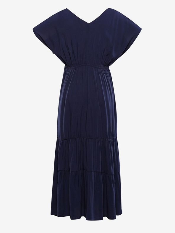 ALPINE PRO Tmavomodré dámske letné šaty ALPINE PRO Graana