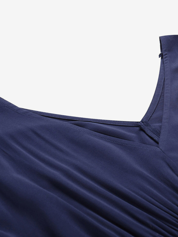 ALPINE PRO Tmavomodré dámske letné šaty ALPINE PRO Graana