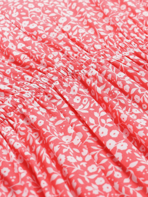 ALPINE PRO ALPINE PRO Červené dámske letné šaty Graana