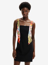 Desigual Desigual x M. Christian Lacroix Marbella Čierne dámske šaty