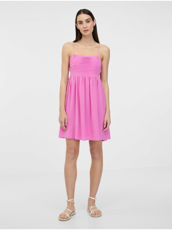 Orsay Ružové dámske šaty ku kolenám ORSAY