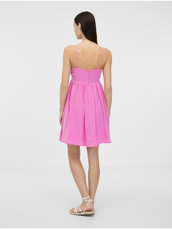 Orsay Ružové dámske šaty ku kolenám ORSAY