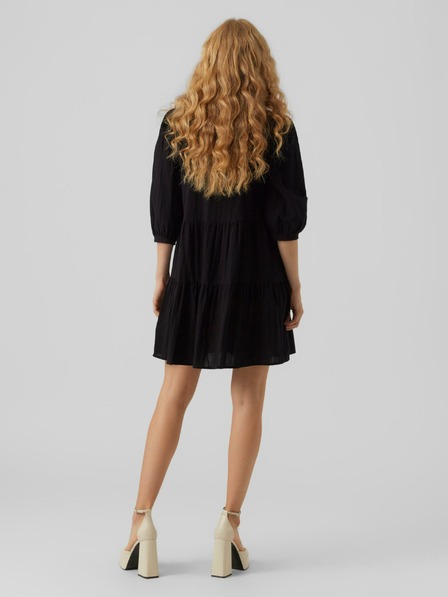Vero Moda Čierne dámske šaty VERO MODA Pretty