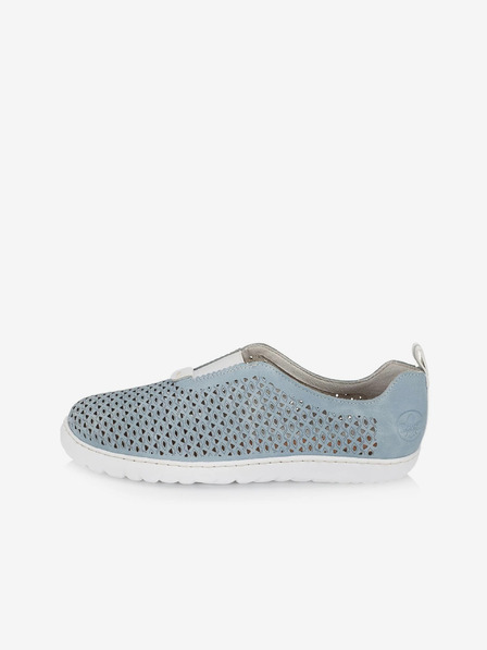 Rieker Svetlomodré dámske slip on tenisky Rieker