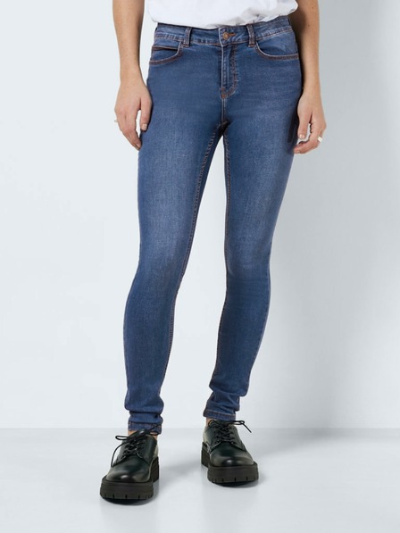 Noisy May Tmavomodré dámske džínsy skinny fit Noisy May Billie