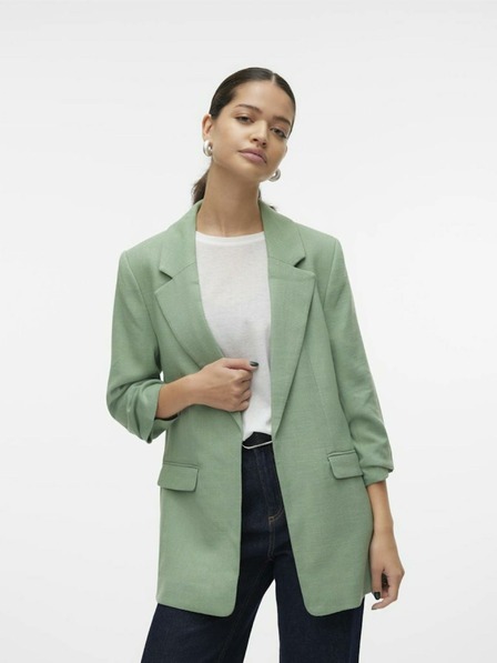 Vero Moda Vero Moda Frida tmavozelené dámske sako
