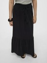 Vero Moda Čierna dámska maxi sukňa Vero Moda Pretty