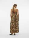 Vero Moda Vero Moda Page dámske žlto-oranžové kvetované maxi šaty