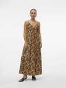 Vero Moda Vero Moda Page dámske žlto-oranžové kvetované maxi šaty