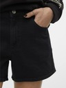 Vero Moda Čierne dámske džínsové šortky Vero Moda Tess