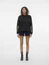 Vero Moda Čierne dámske džínsové šortky Vero Moda Tess