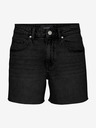 Vero Moda Čierne dámske džínsové šortky Vero Moda Tess