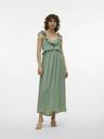 Vero Moda Tmavo zelené dámske maxi šaty Vero Moda Josie