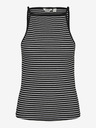 AWARE by VERO MODA Čierne dámske pruhované tielko AWARE by VERO MODA Wett